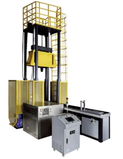 Wood-based panel drop hammer impact testing machine