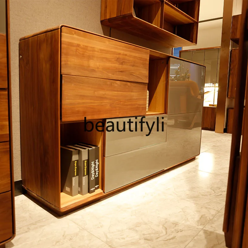 Black walnut environmentally friendly high-quality household cabinet