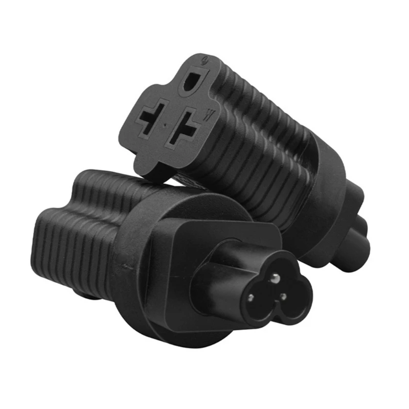 IEC320 C6 to Nema 5/6-15/20R USA UPSExtension Power PlugAdapter,IEC320 C6 MalePlug to Nema 5/6-15/20R US 3 Pin K1KF
