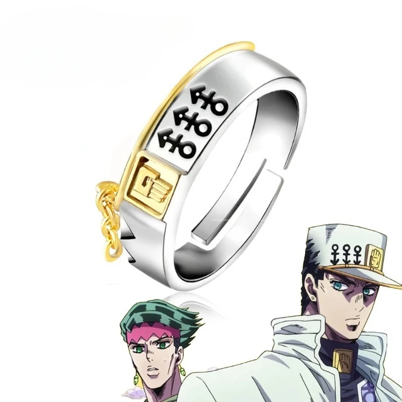 Anillo de Cobre con Palma Dorada y Sombrero Blanco de Kujō Jōtarō de Jojo's Bizarre Adventure: Diamond Is Unbreakable