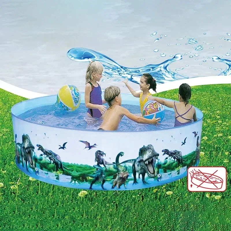 Family Inflatable Swimming Pool Children Outdoor Swimming Pool Summer Backyard Kids Toddlers Baby Boys Girls Ocean Pools Toys