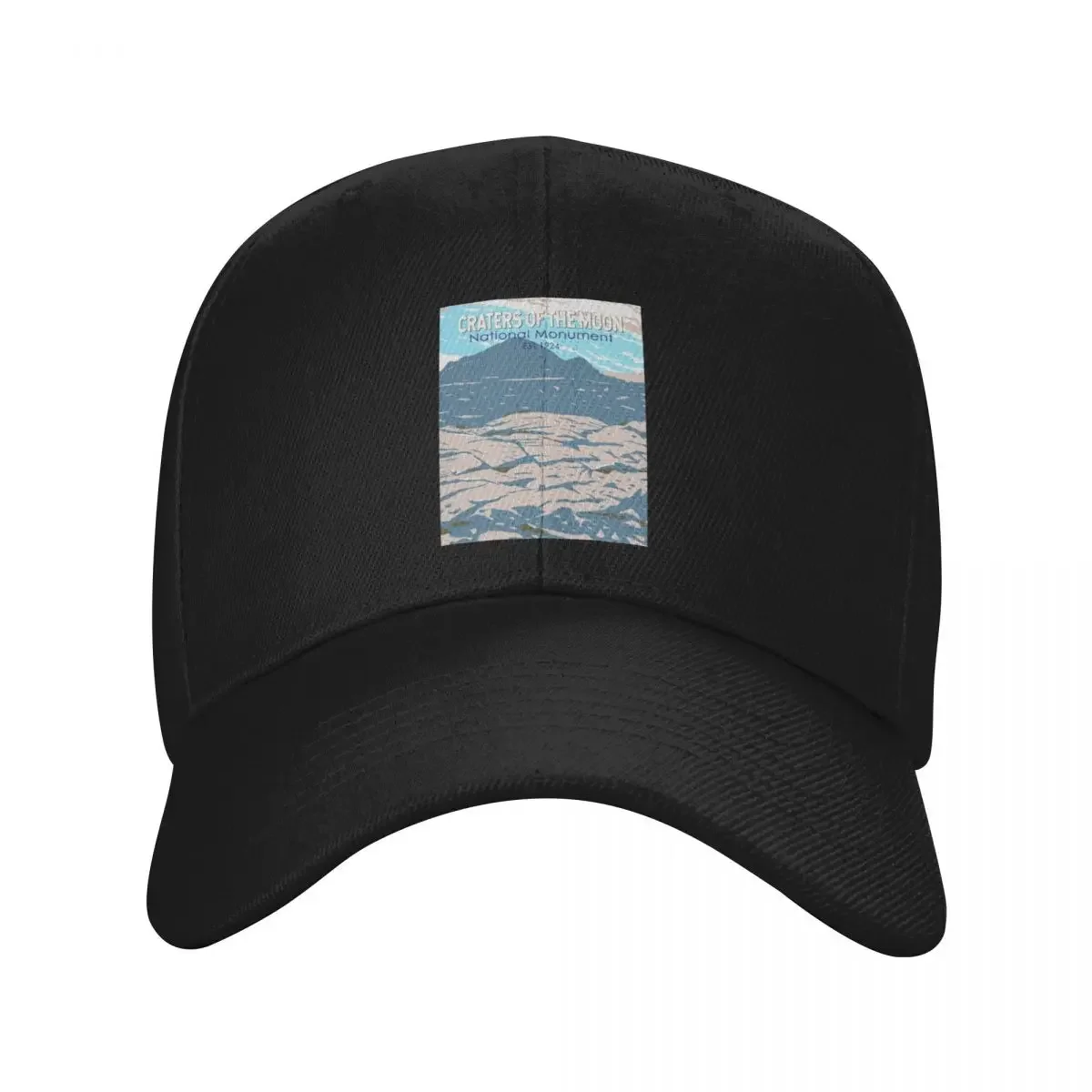 Craters of the Moon National Monument Idaho Vintage Baseball Cap Hat Man Luxury Big Size Hat Male Women's