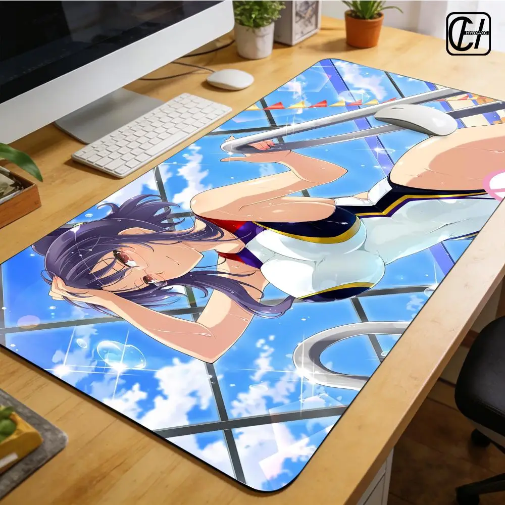 S-Shinobi M-Master Senran Kagura New Link Mouse Pad XXL Large Non-Slip Lock Edge Keyboard Pad Gaming Desk Mat Office Pad HYBXXC