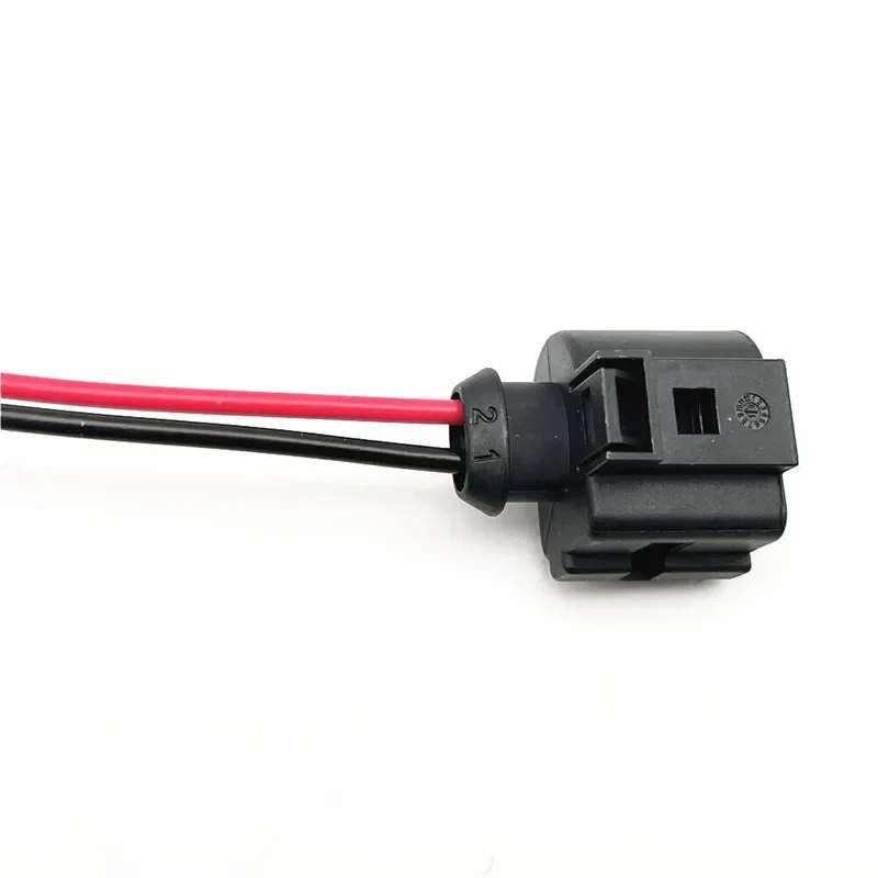 2 Pin Rear Brake Motor Plug Connector Wire Repair 1J0973722A For Passat B6 Tiguan Sharan for A4 B8 A5 Q5 1J0 973 722A