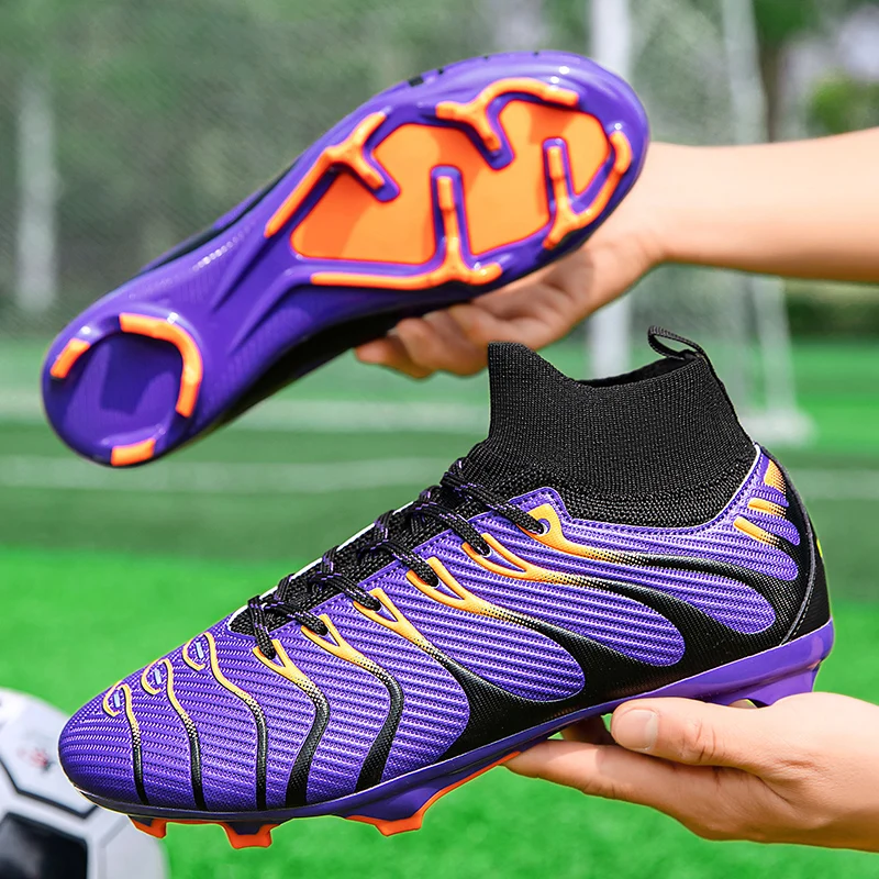 

Kids & Youth Soccer Shoes, Non-slip Durable Football Boots, Comfortable Lightweight Sports Footwear For Children Outdoor Match