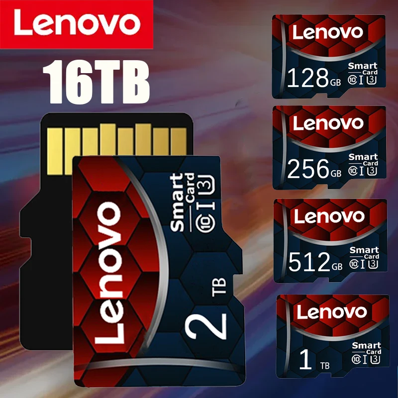 

Новая оригинальная высокоскоростная карта памяти Lenovo Micro SD 2TB 1TB 512GB 256GB 128GB Class TF Card для оборудования дронов Аудио ПК