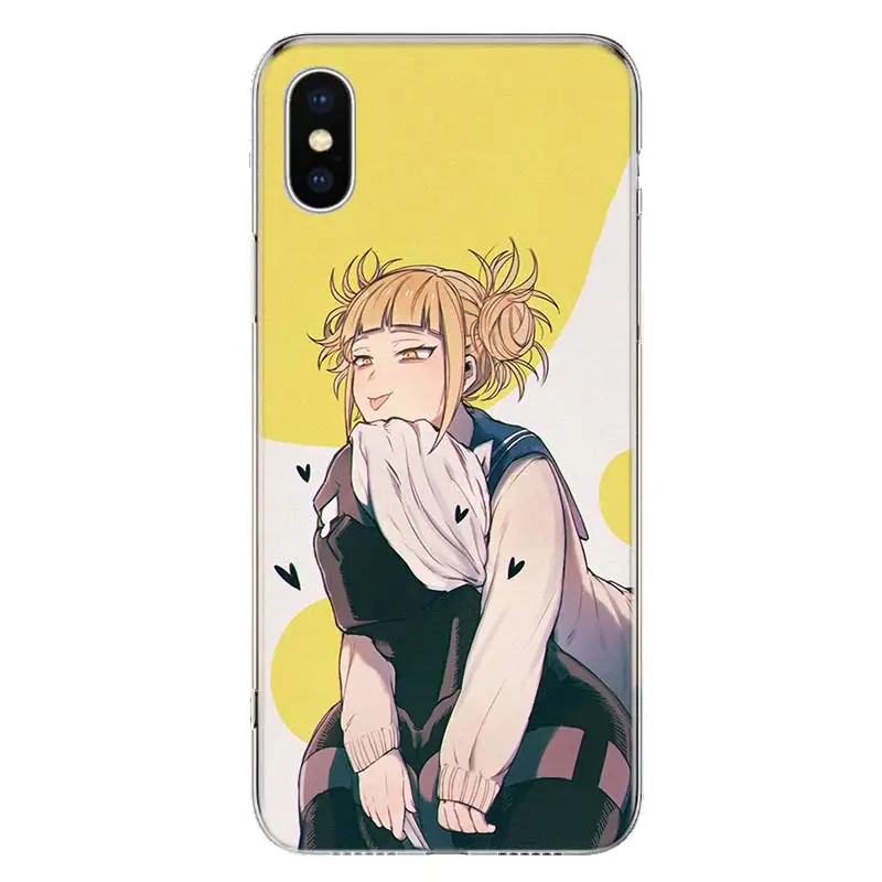 Himiko Toga lewd Phone Case For Apple iphone 16 15 14 13 12 11 Pro Max SE X XS XR 7 + 8 Plus Print Soft Cover Fundas 15 + 14 13 