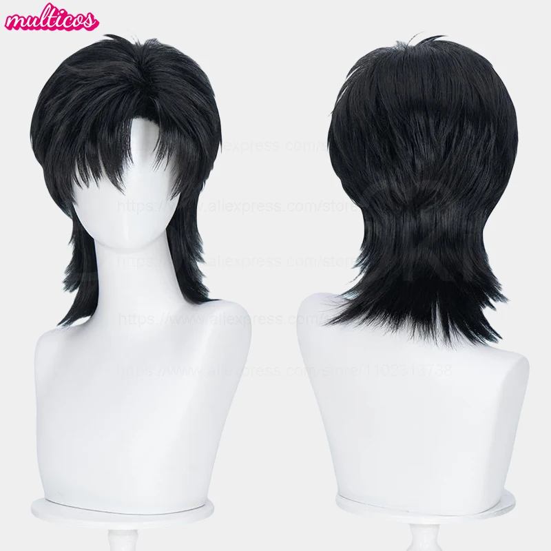 Zayne Wig Game Love And Deepspace Cosplay Short Black Heat Resistant Synthetic Hair Halloween Party Role Play Anime Wigs +WigCap image 4