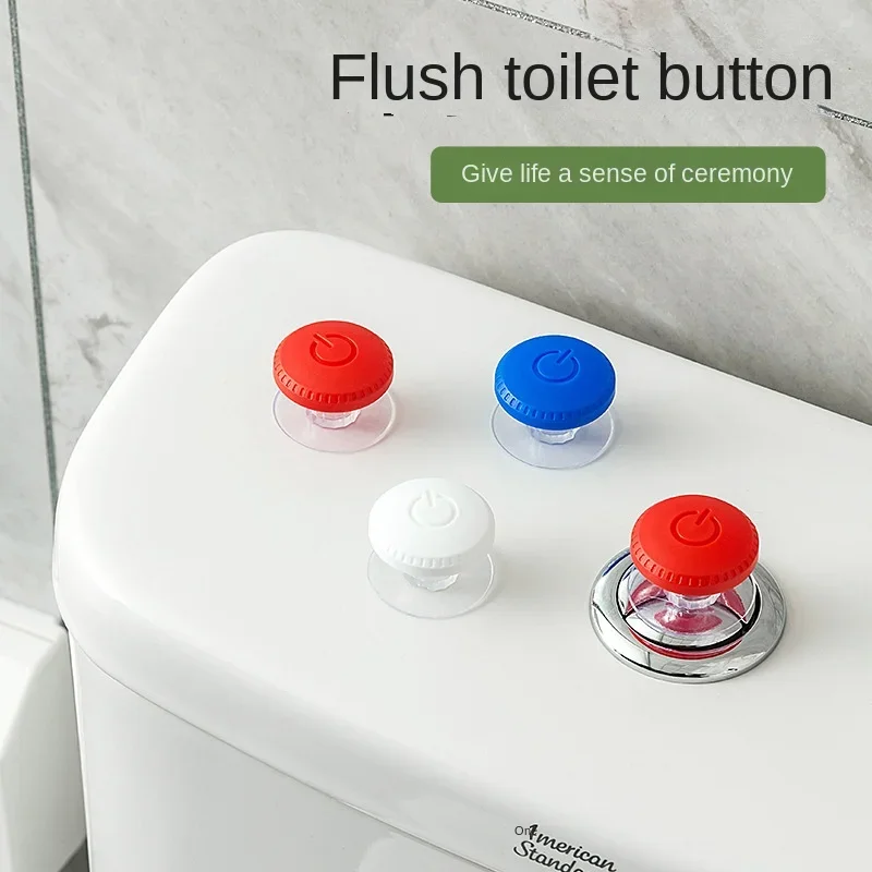 Bathroom Toilet Press Button, Flush Button, Toilet Flush Switch, Auxiliary Nail Specialized Toilet Flush Universal Button