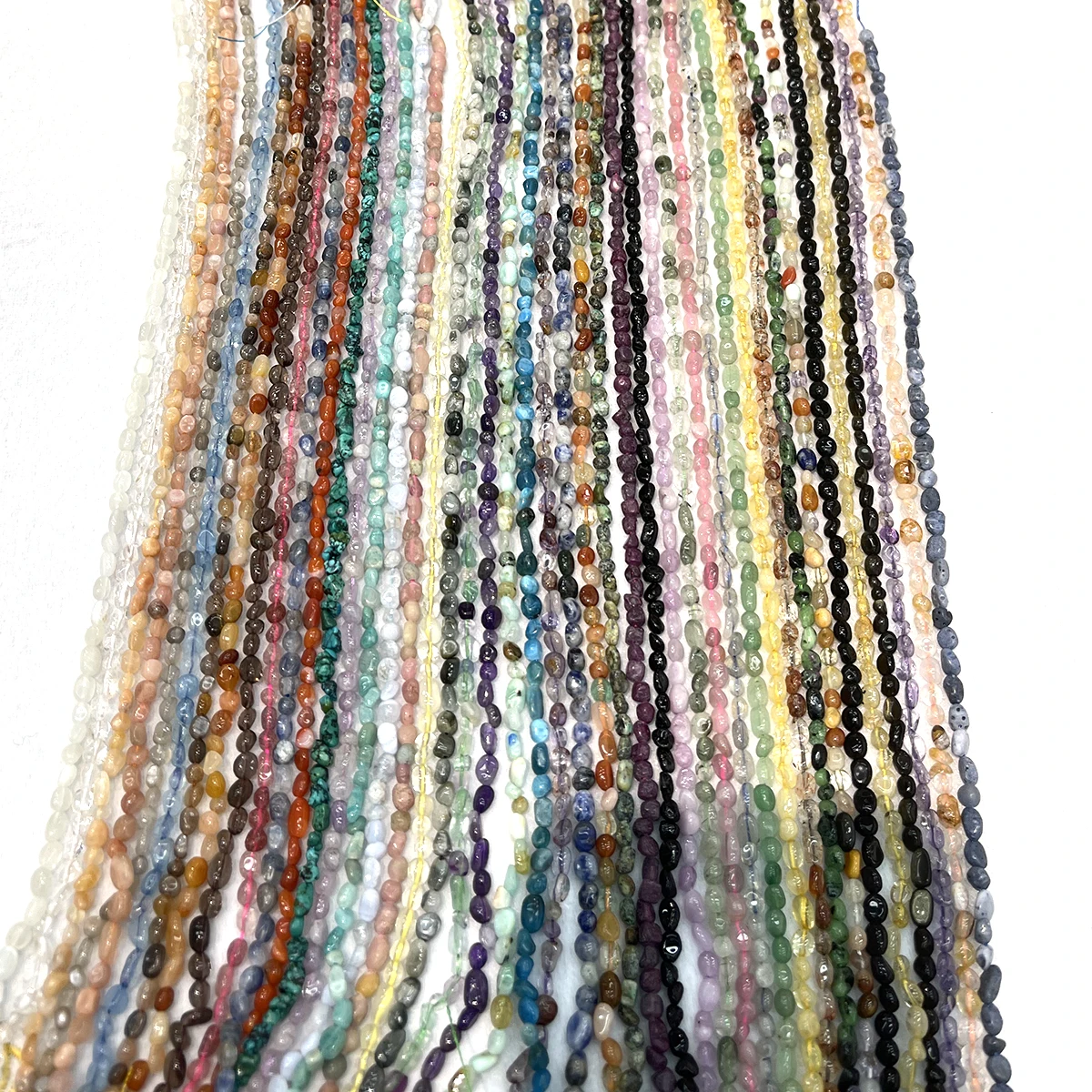 Natural Stone Beaded String 3-5mm Exquisite Crystal Quartz Agate Beads For Jewelry Making DIY Charms Necklace Accessory Strand