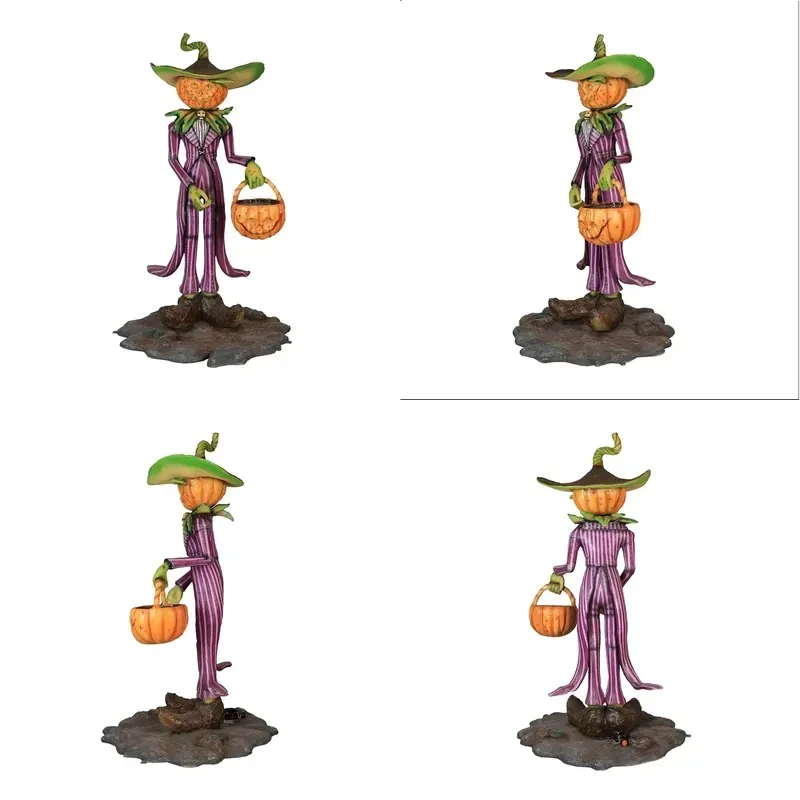 Life Size Fiberglass Standing Ghost Statue for Halloween Christmas Carnival Decor High Quality Fake Figure Trick or Treat