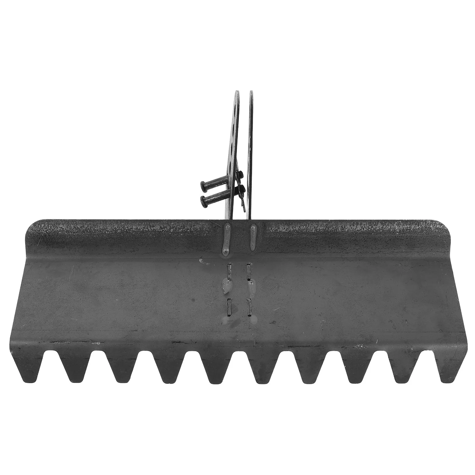 Heavy Duty Lawn Leveling Rake Steel Soil Smoothing Tool for Uneven Ground Farm Tiller Accessory Backyard Garden Soil Preparation