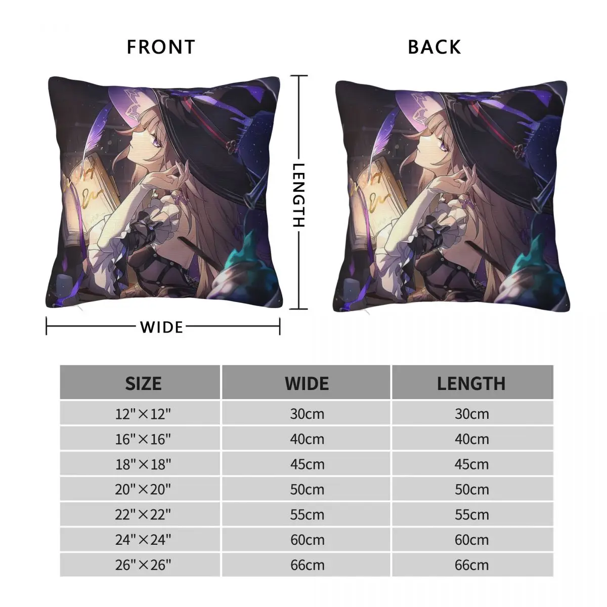 The Herta Honkai Star Rail Square Pillowcase Polyester Linen Velvet Creative Zip Decorative Room Cushion Cover