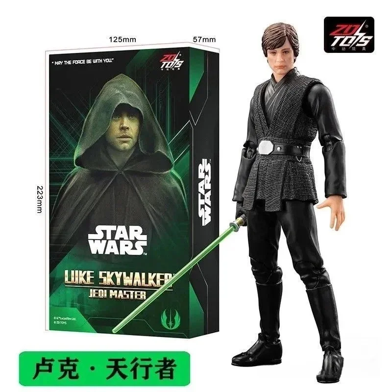 In Stock ZD Toys 1/10 Star Wars The Mandalorian Grogu Din Djarin Action Figures Storm Trooper Darth Vader Luke Skywalker Model view 4