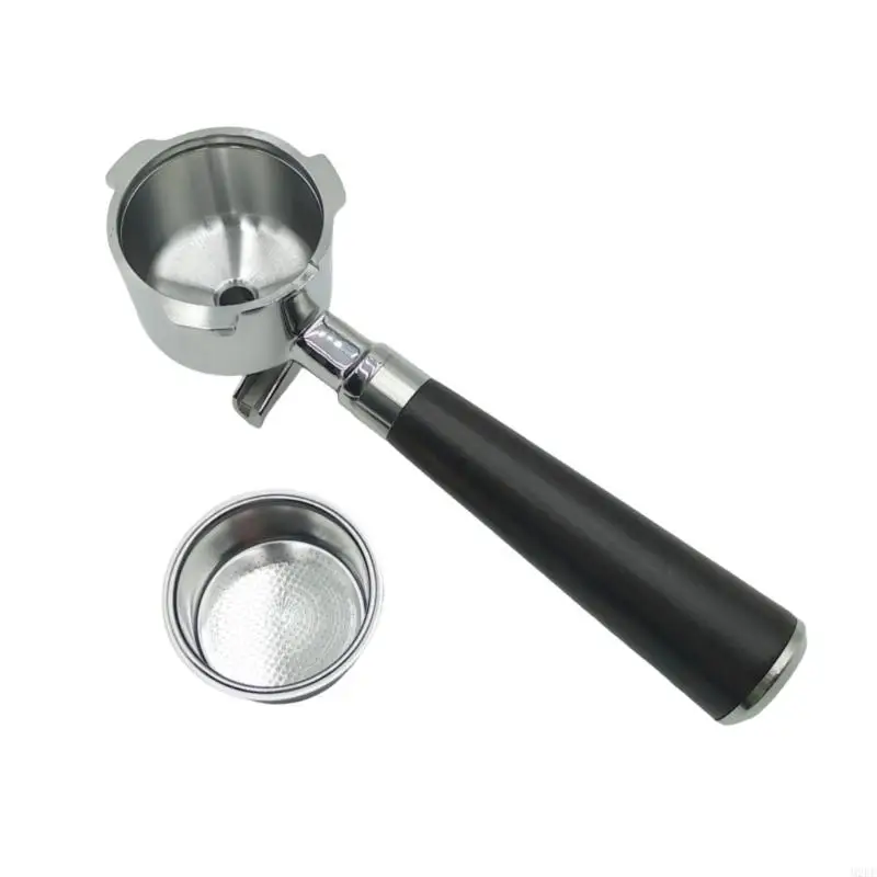 

2025 New Efficient 51mm Espresso Machine Handle 3 Ear Coffee Filter Basket with Bottom