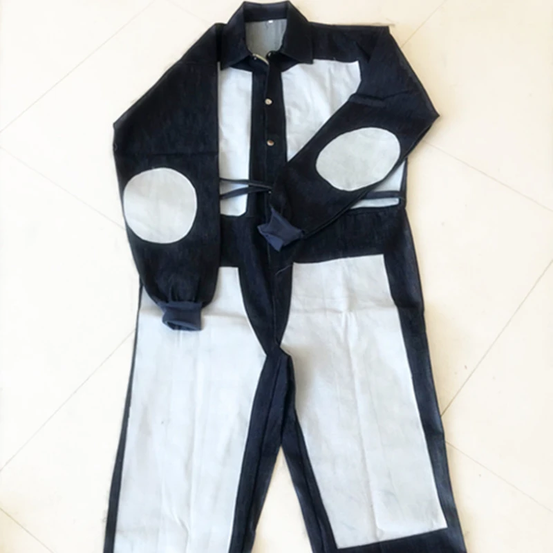 

Leather canvas one-piece full-body sandblasting suit, sandblasting suit, painting protective spraying overalls, special for san