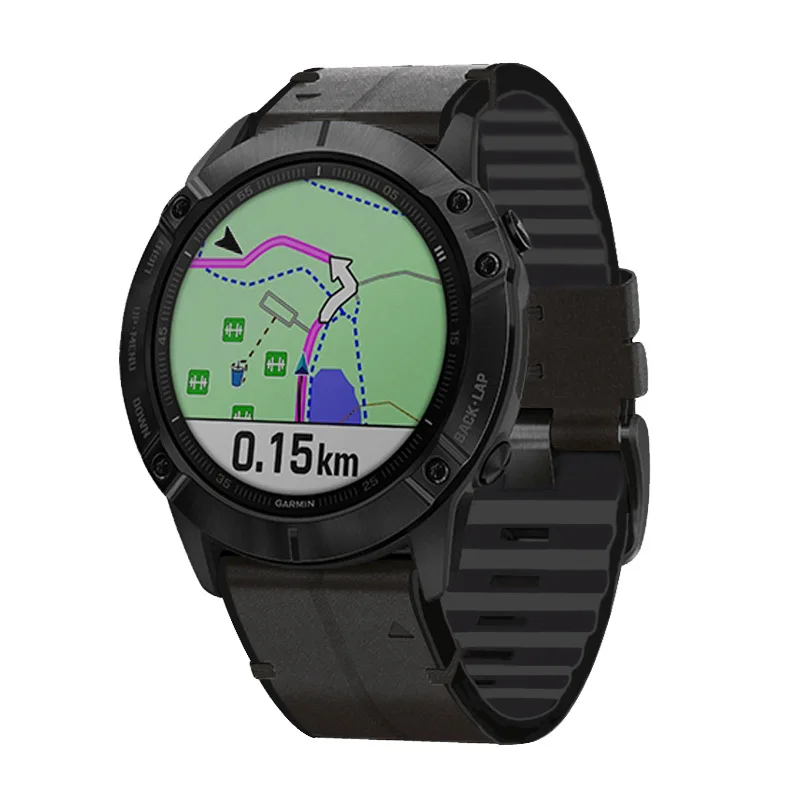 22 مللي متر سيليكون الجلود سريعة EasyFit سوار ل Garmin Fenix 6 برو 5/MARQ/نهج S62/Forerunner 935 الساعات اكسسوارات