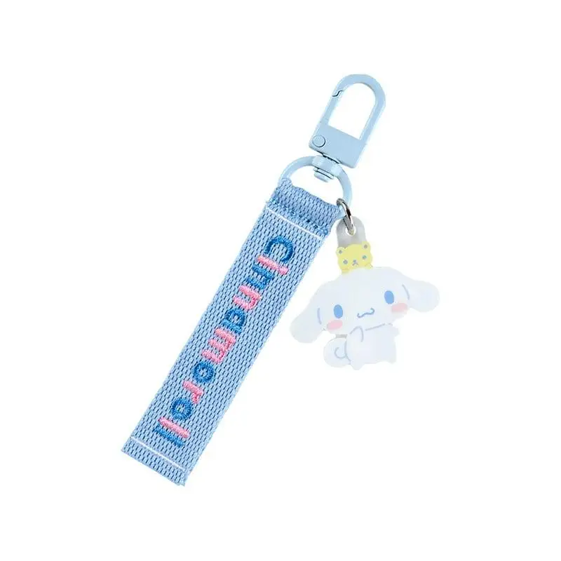 Sanrio Character Award Embroidery Keychain Kitty Wish Me Mell Usahana Cogimyun Melody Hanging Bag Charm Hanging Cell Phone Chain