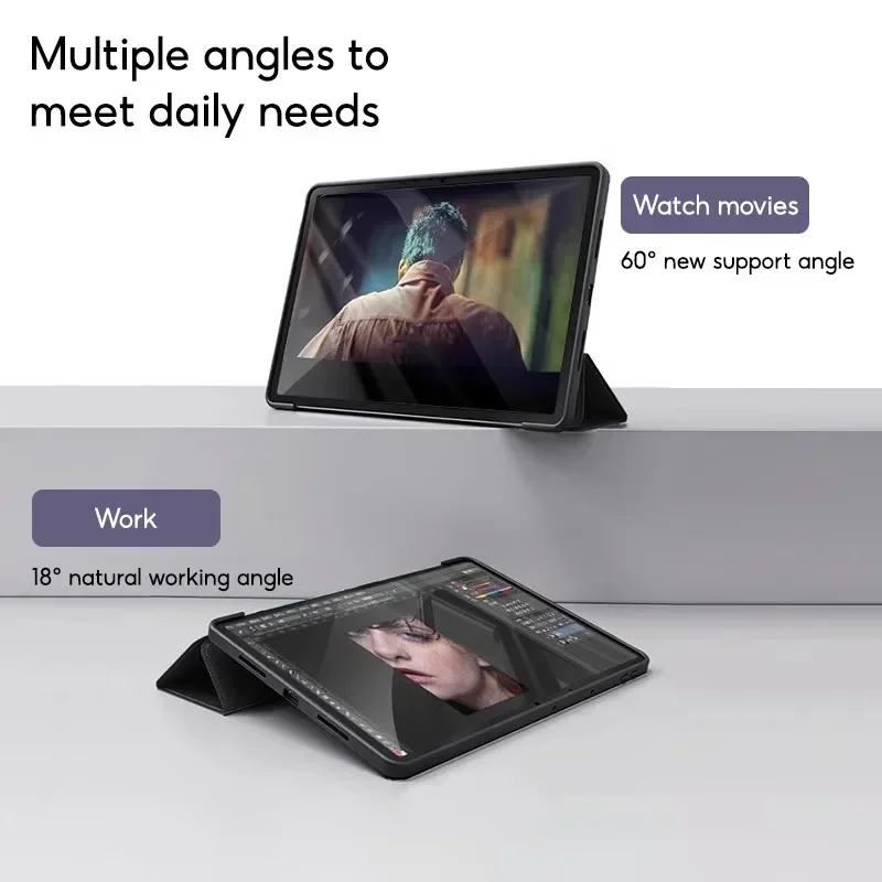 For Lenovo Legion Tab Y700 Gen 5 2026 8.8'' 2023 Tablet Case Liquid Silicone Enhanced Drop Silicone PU Stand Protection Cover