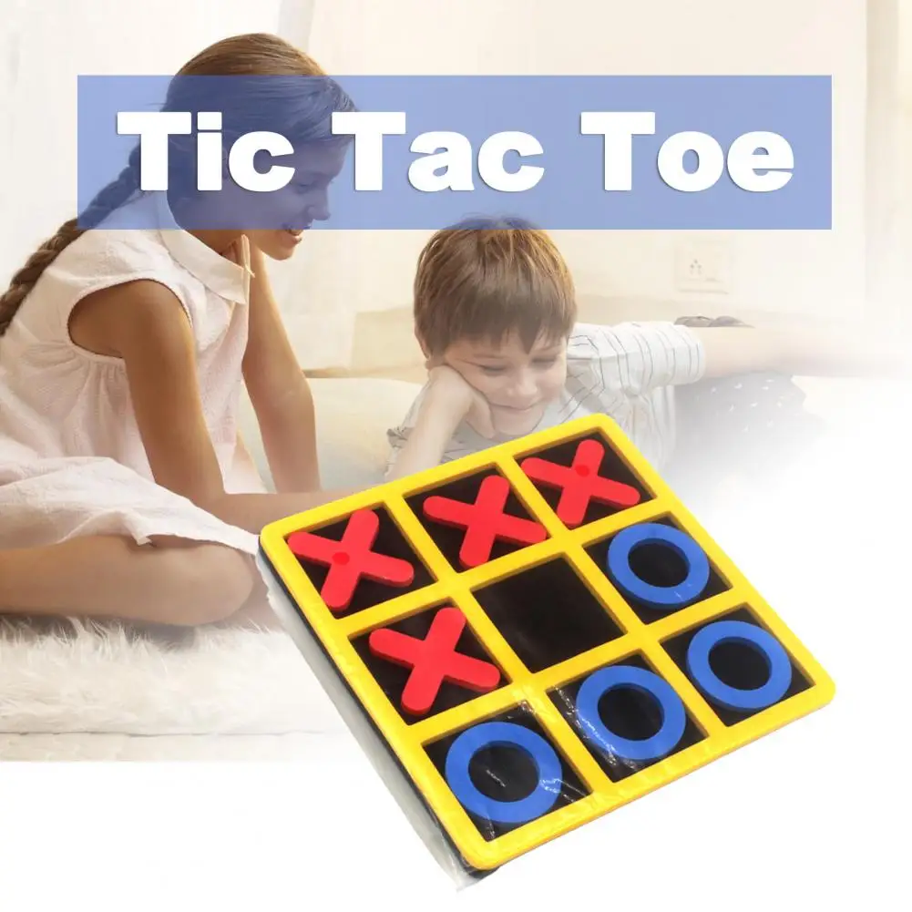 1Set Daily Tic-Tac-Toe Board Game Clear Lines Tic-Tac-Toe Mold Educational Tic-Tac-Toe Mold Toy for Birthday