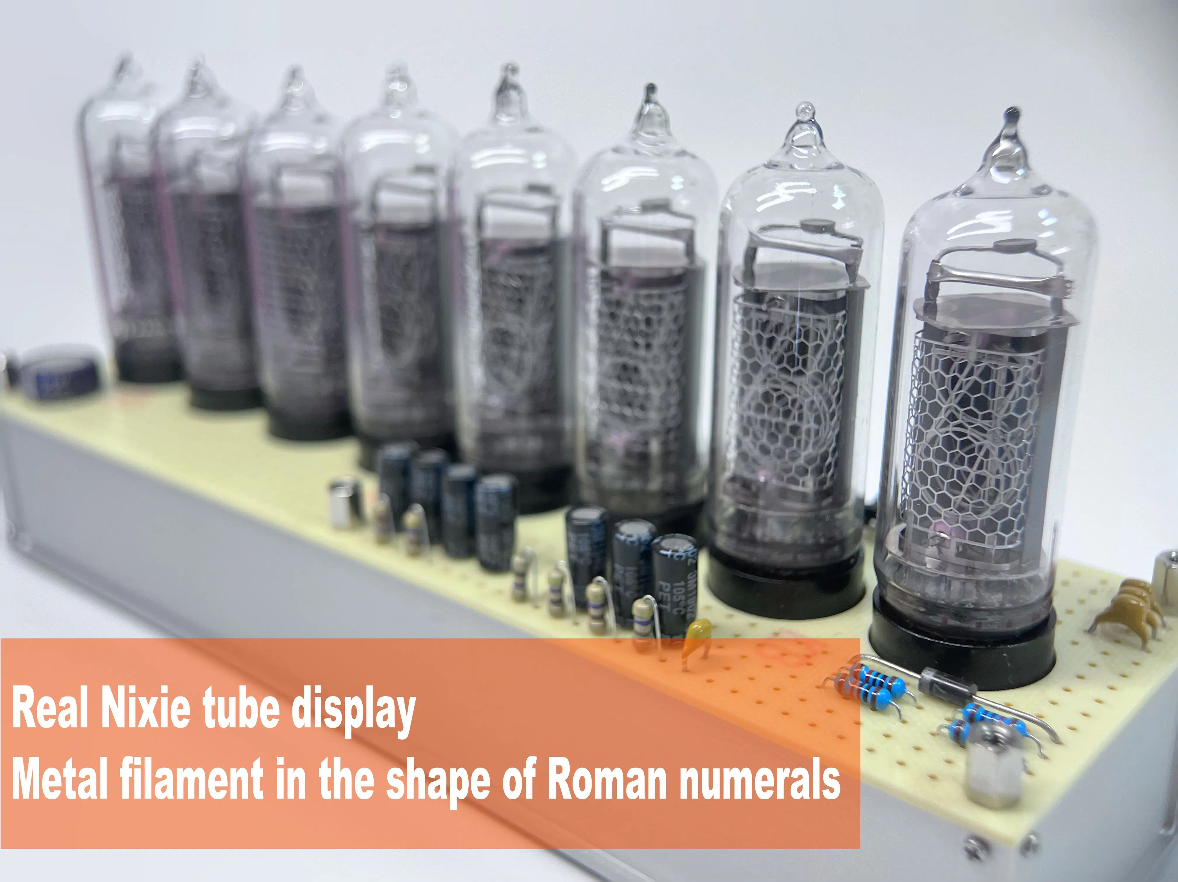 Stein's Gate Divergence Meter using REAL NIXIE TUBE clock