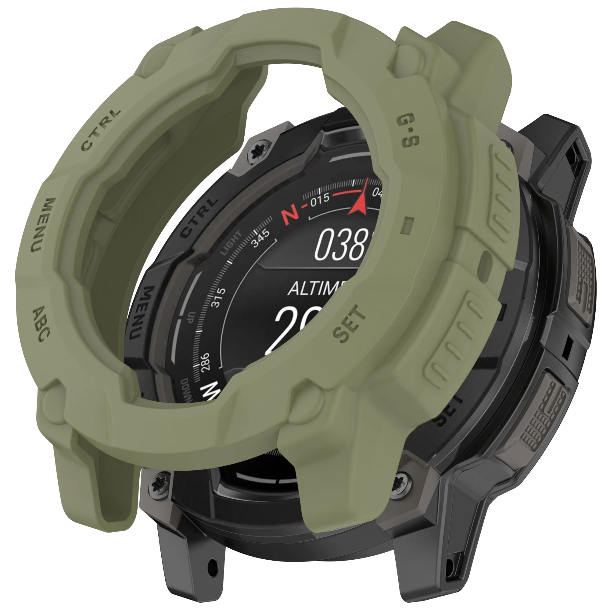 TPU-Schutzhülle für Garmin Instinct 3 45 mm 50 mm, weiche Silikonhülle, Stoßstange für Garmin Instinct E 40 mm 45 mm Schutzhülle – Detail 9