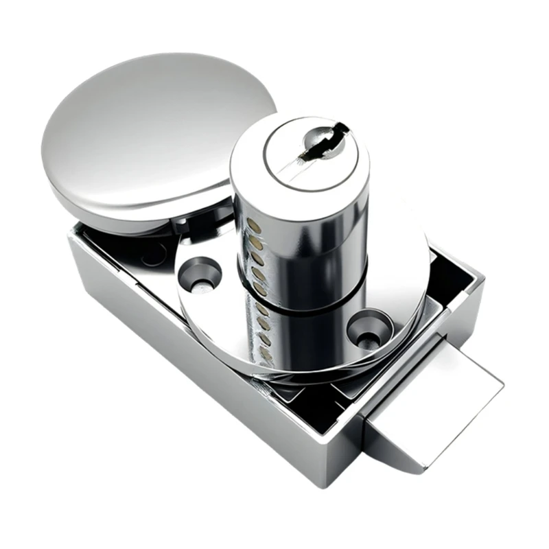 

57BA Universal Surfaces Mount Drawer Lock For Wardrobe Motorhome Boat Home Furniture Storage