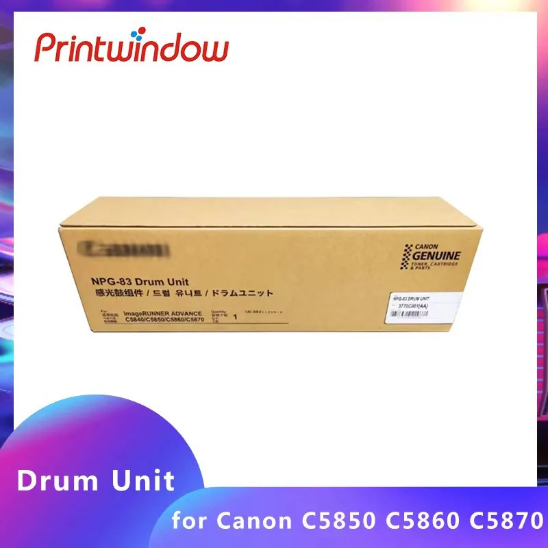 

Оригинальный фотобарабан для Canon iR C5840 C5850 C5860 C5870 G83 Mitsubishi, барабан в сборе 3770C001AA