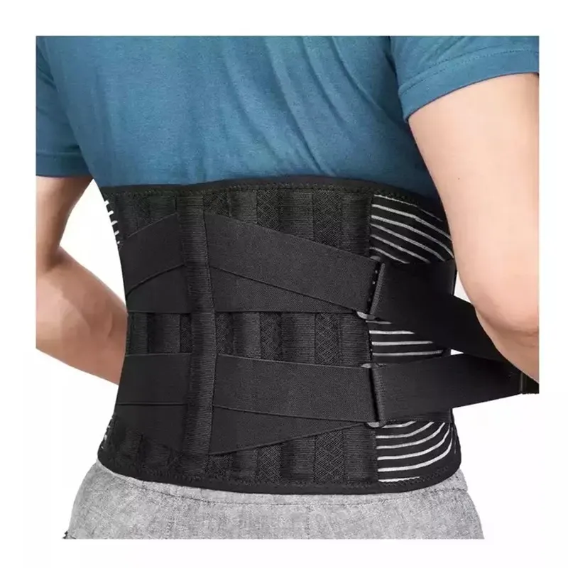 Back Brace for Lower Back Pain Relief with 6 Stays Breathable Back Support Belt for Men/Women for work, Anti-skid lumbar support