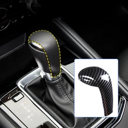 For Mazda 2 3 6 Atenza CX-3 CX-5 2013-2018 2019 2020 2021 2022 Car Gear Head Shift Knob Handle Cover Trim Sticker Accessories
