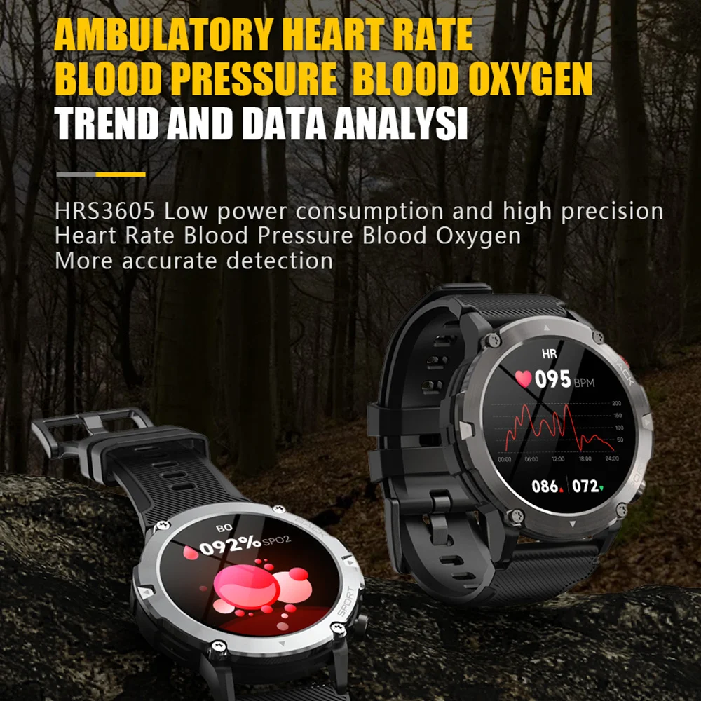 C21 Durable Men's Watch Waterproof Sport Fitness Bluetooth Smartwatch With Dial Function 2023 For Android IOS Outdoor