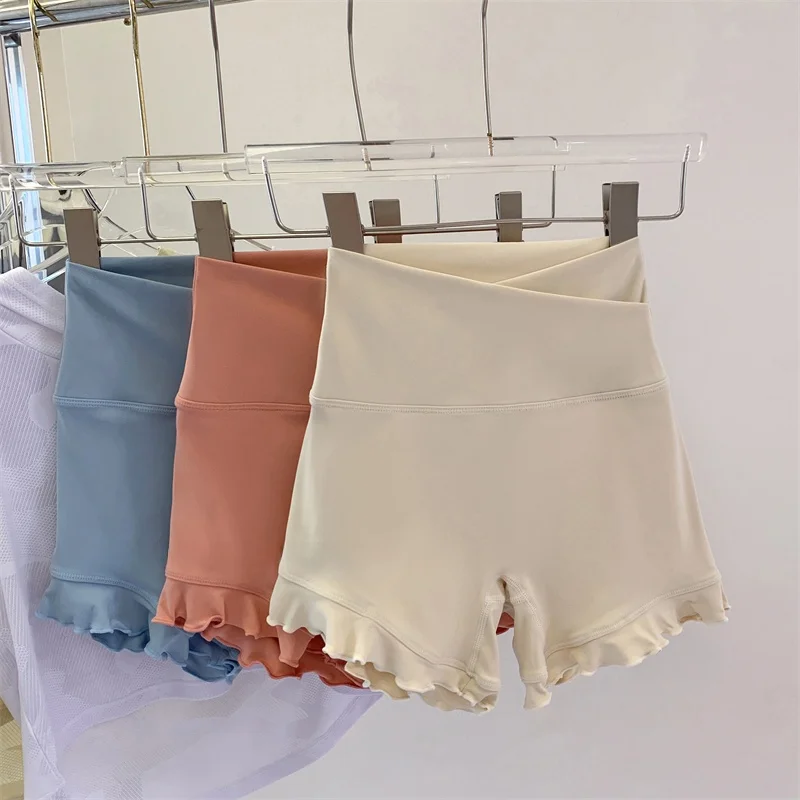 

High Waist Sports orts Women's Summer Fitn Training Yoga Pants Qui Dry Running Tee-Quarter Length Girls Sle
