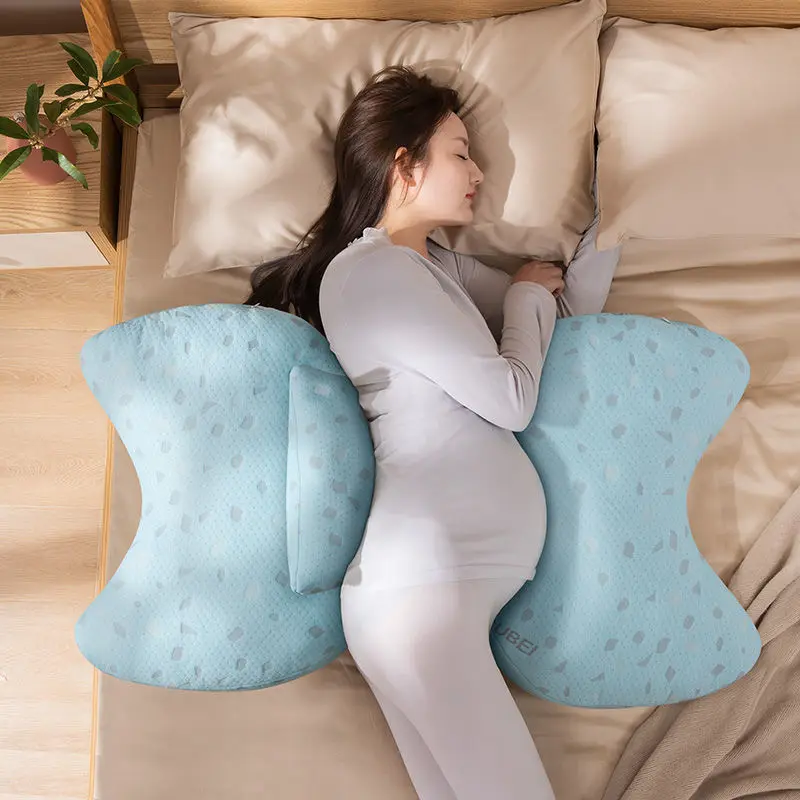 Oreiller de soutien de grossesse moderne en forme de U, oreiller de couchage latéral, oreiller complet pour le corps, le ventre, la taille, les jambes, meilleure vente