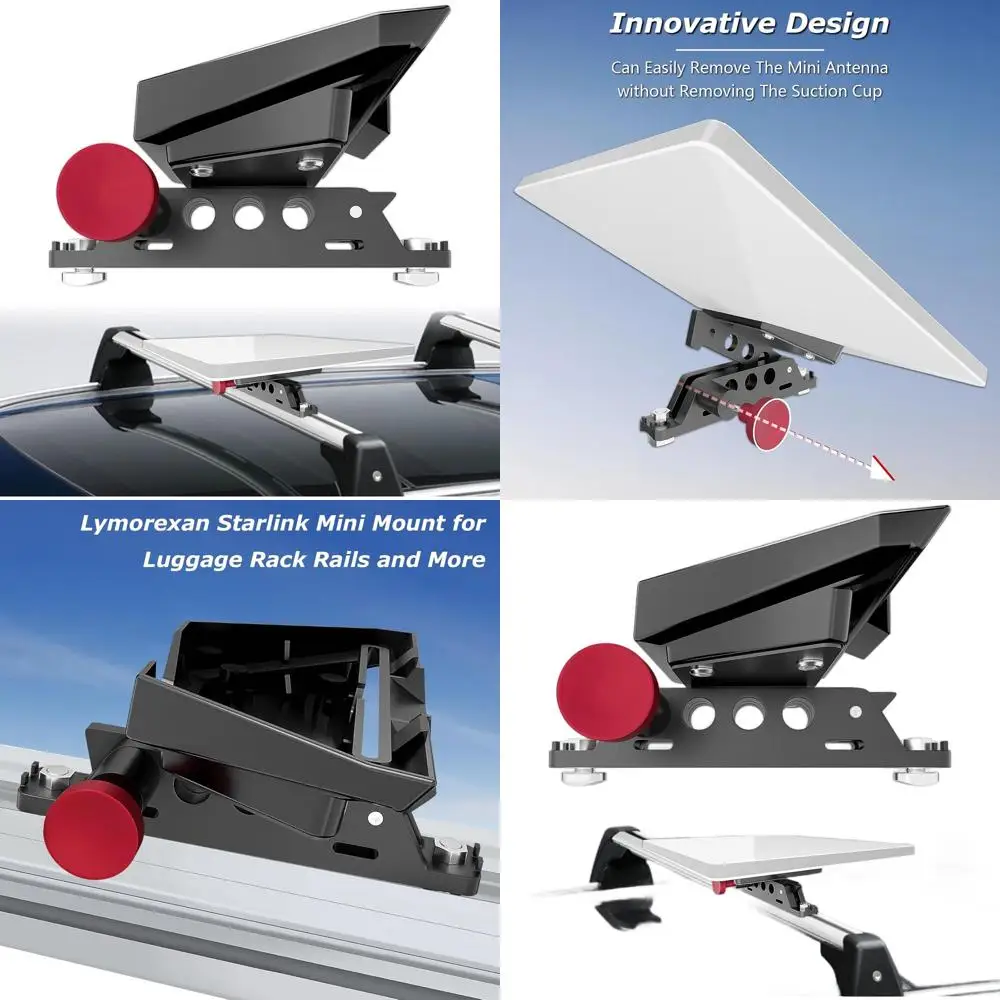 

Компактное портативное крепление Starlink Mini T-Rail с быстроразъемным механизмом, монтажный комплект лиморхаса для автомобилей