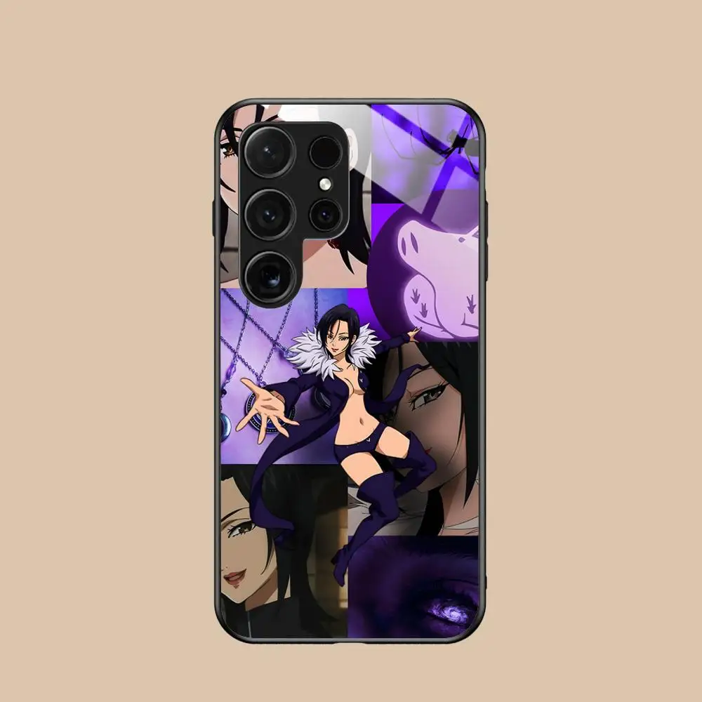 Seven Deadly Sins Merlin Phone Case for Samsung Galaxy S26 S25 S24 S23 S22 S21 S20 Note20 Plus FE Ultra Glass Protective Cover - view 6