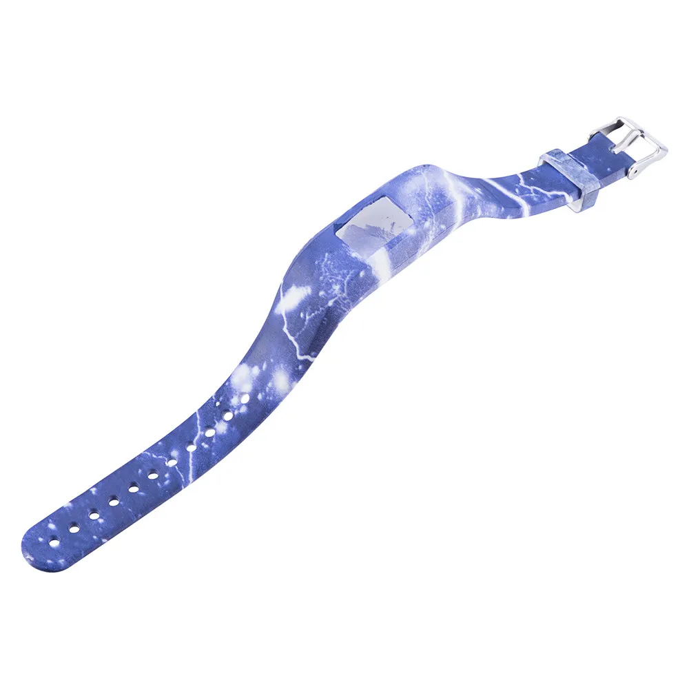 2022 Baru Modis Aksesori Warna-warni Telah Diganti Tali Jam Tangan Silikon Cocok untuk Garmin VivoFit Jr / Jr 2 Kebugaran Anak