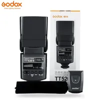 Godox TT520 On-Camera Flash Electronic Speedlite+AT-16 2.4G Wireless Trigger Transmitter Guide S1 S2 Mode for Canon Nikon Pentax