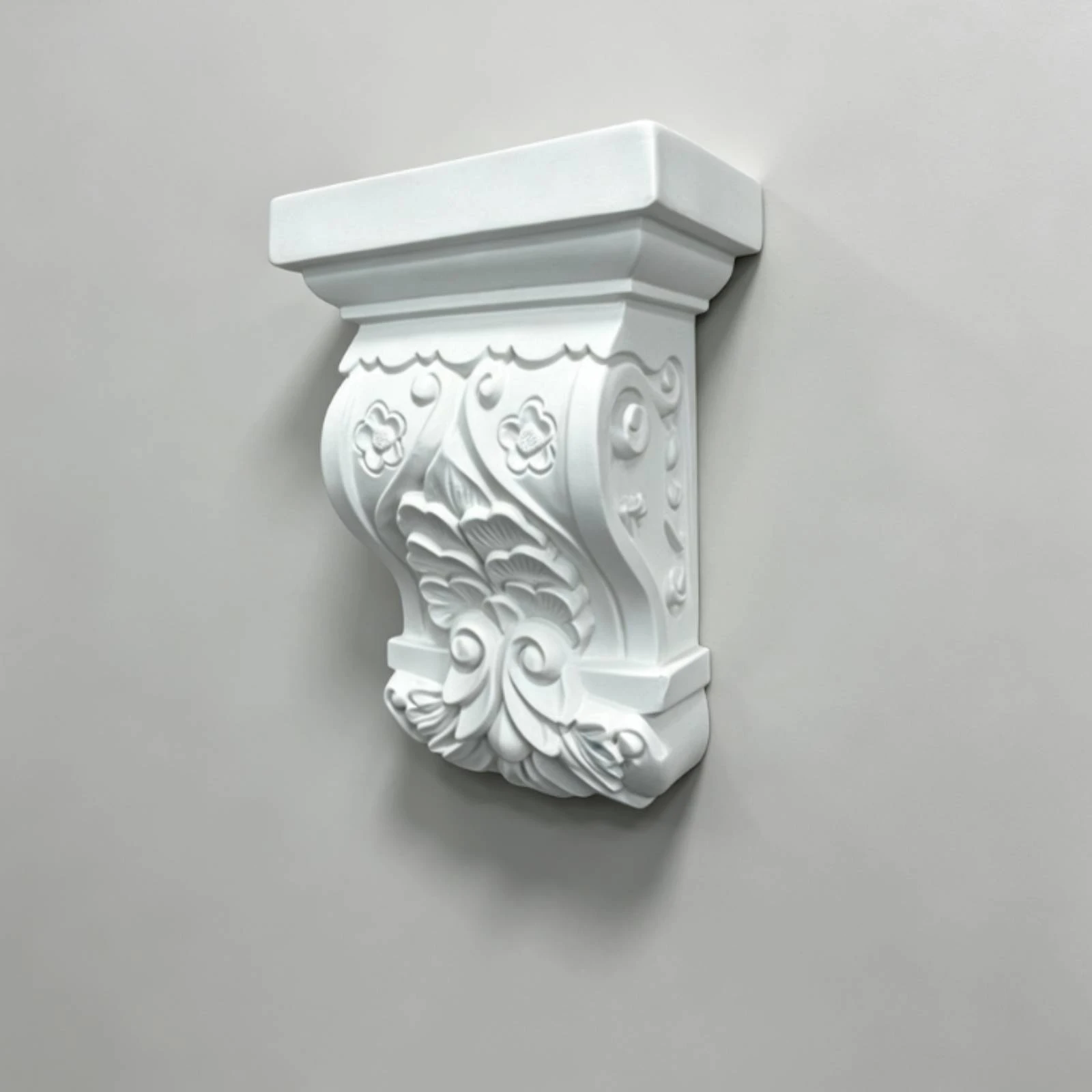 Corbel Bracket Decorative Corbel with Scroll Detailing Doorframe Bracket Ornate Corbels Architectural for Interior Designers
