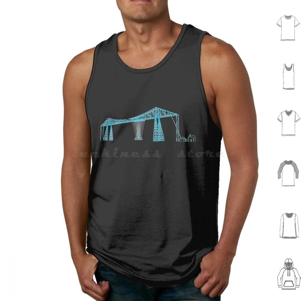 

Tank Tops Print Cotton Bridge Boro Teesside Teeside Engineer Transport Football Soccer Smoggie Ayresome Redcar Steel