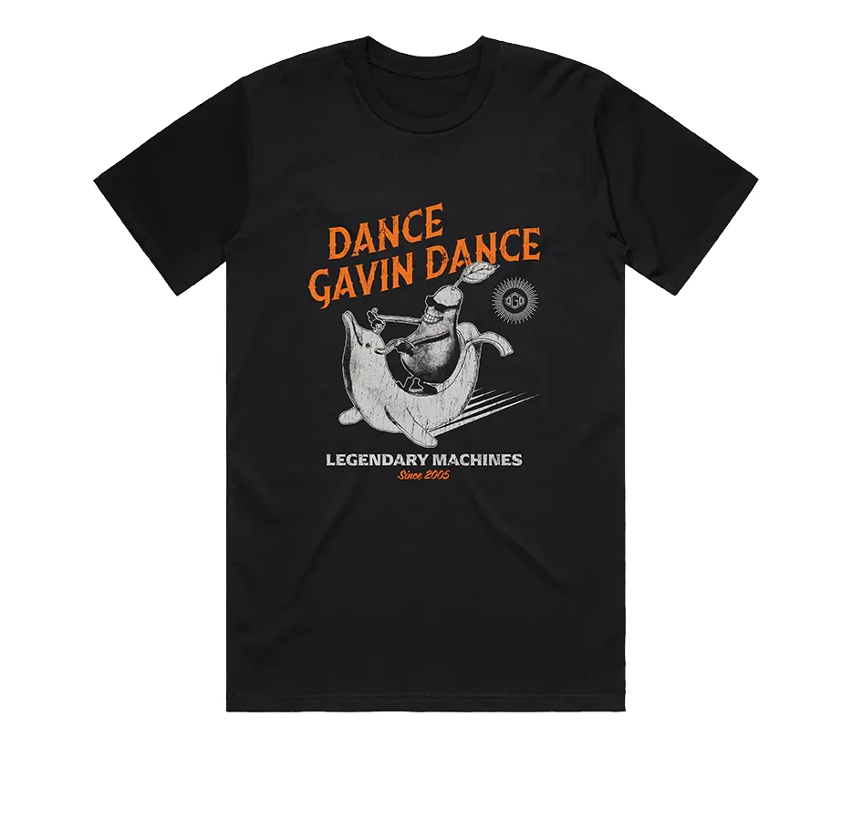 Rare Dance Gavin Dance Legend Black Cotton Size S-4XL T-Shirt Unisex PP265