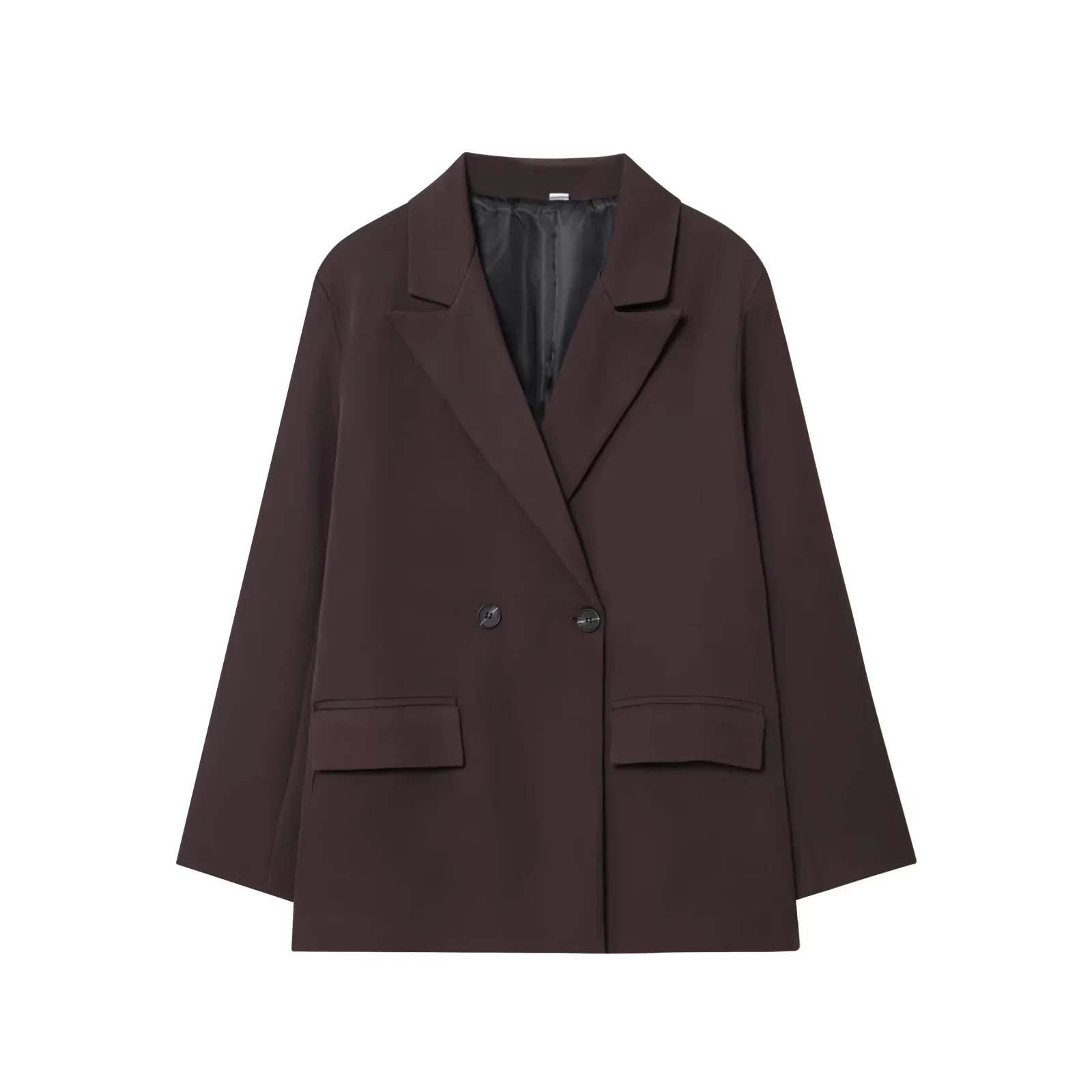 KONDALA Elegant Double Breasted Pak Vrouwen Trendy Commute Revers Blazer Jas 2026 Lente Zomer Minimalistische Kantoor Dame Blazer