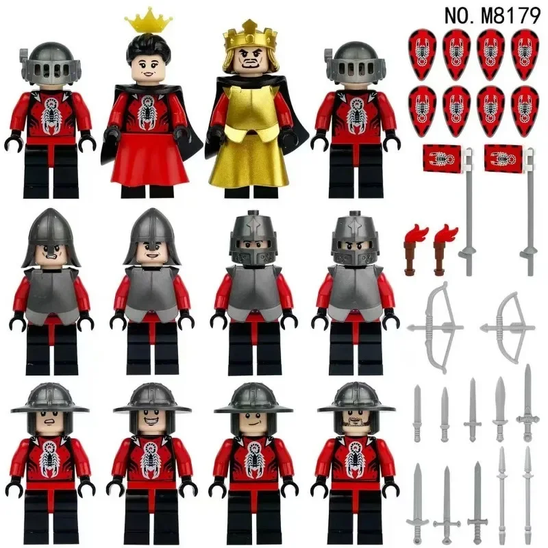 Antike römische Mittelalterritter, Bausteine, Figuren, Spielzeuge, Minifiguren, humanoide Puppen, Spielzeuge, Geburtstagsgeschenke. – Detail 13
