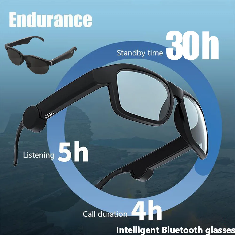 

Bluetooth Glasses Outdoor Running Cycling Call Music Smart Eyewear Open Ear Audio Multifunction Sports Headphones Sports Audio