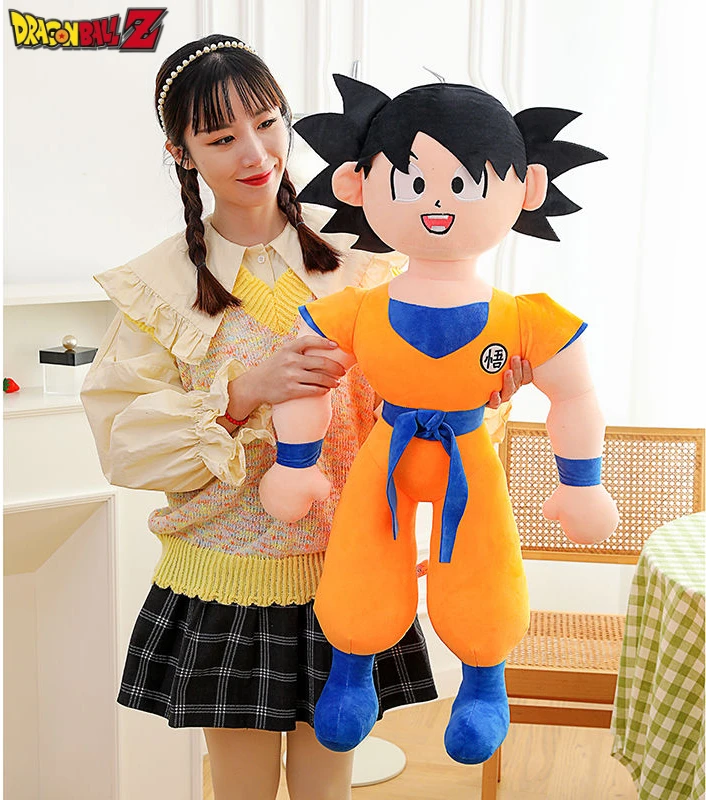 40/50/70CM Anime Dragon Ball Son Goku Large Size Plush Doll Pillow Kawaii Soft Stuffed Doll Decoration Kids Toys Birthday Gifts