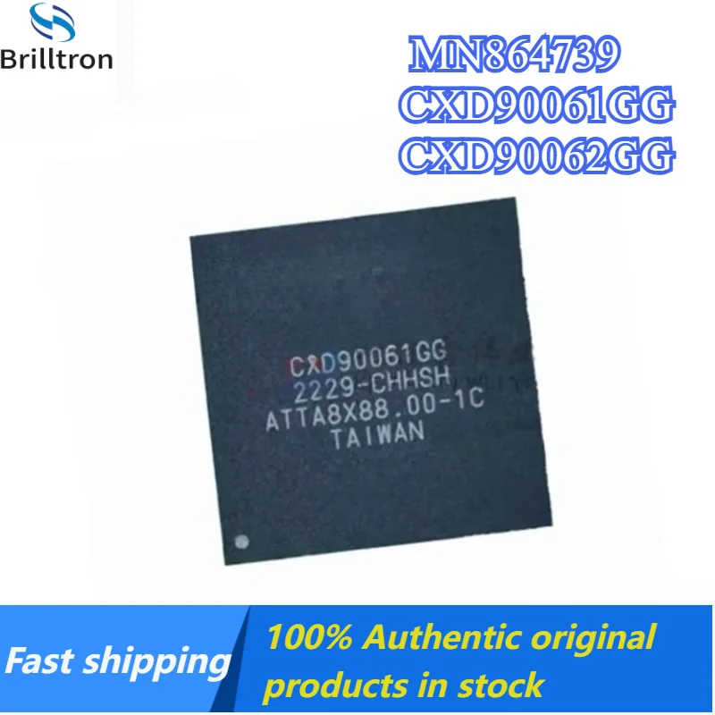 1PCS 100% New For Ps5 MN864739 QFN-80 CXD90061GG CXD90062GG BGA Chipset Original stock available, fast shipping.