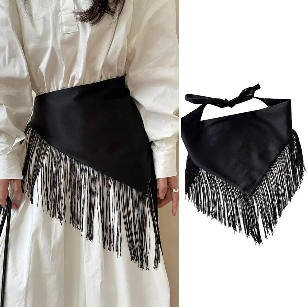 Cintura elegante da donna con nappa, cintura larga, triangolo, nappa, corsetto, cintura, camicia, abito, cappotto, accessori decorativi