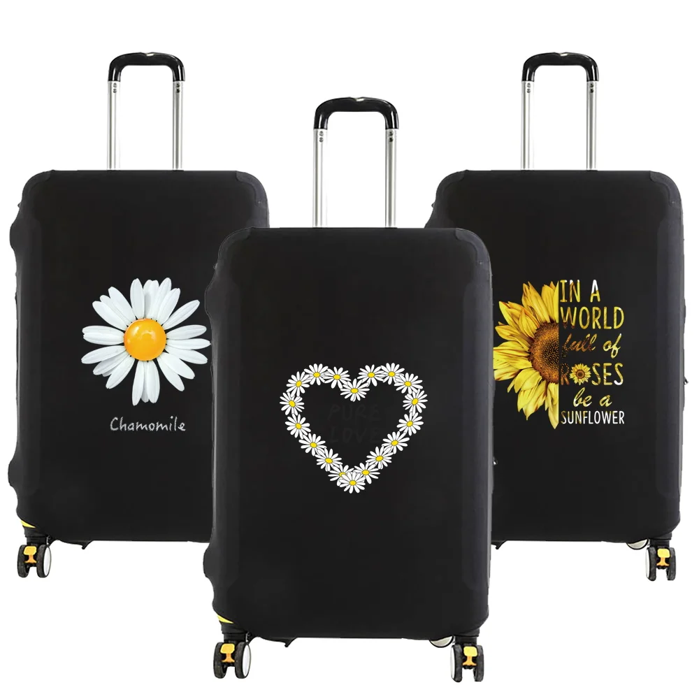 

Luggage Suitcase Protective Cover Thicken Travel Elastic Luggage Dust Cover for 18"-28" Suitcase Daisy Series Travel Accessories