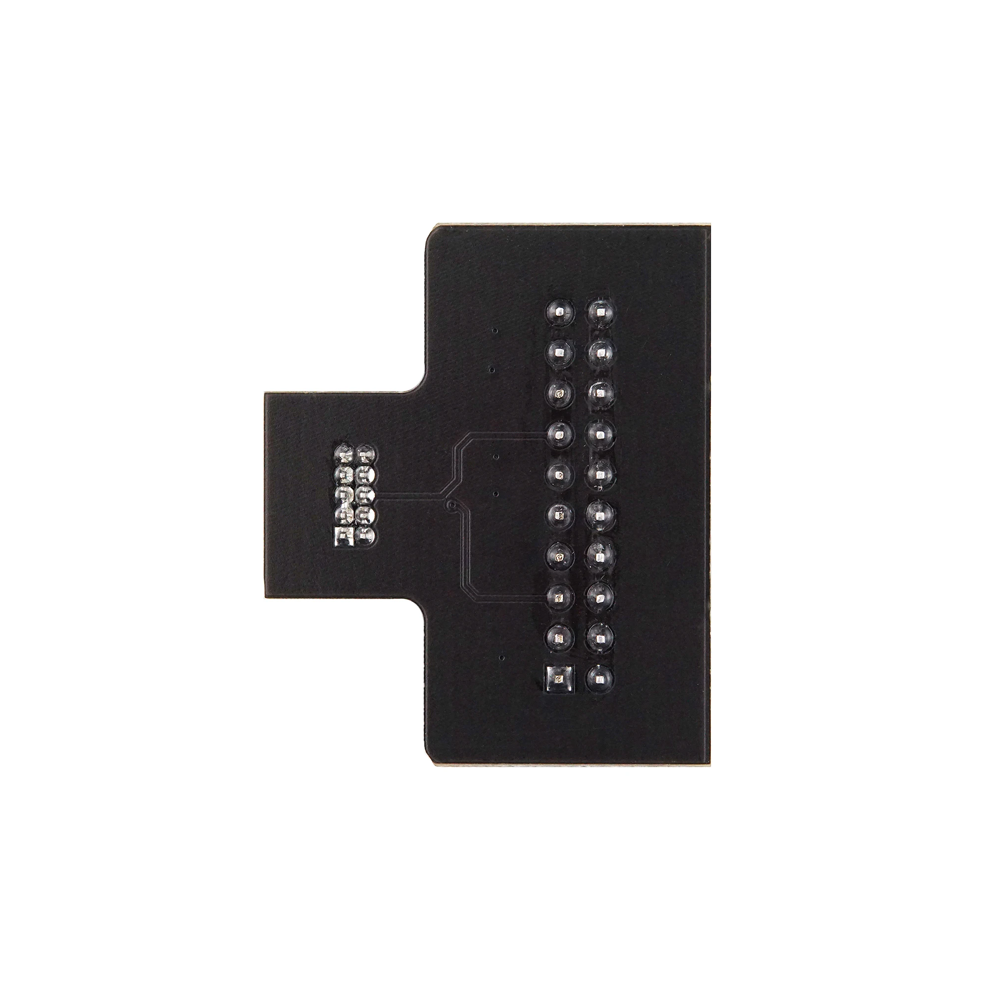 Placa adaptadora padrão JTAG, interface JTAG, suporte JLINK e SWD, 1,27mm, 2,54mm, 20 pinos para 1,27mm, 10 pinos