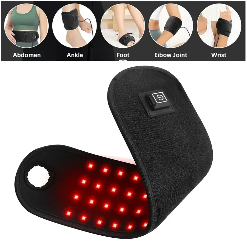 Red Light Therapy Waist Belt for Hand Relief Belt 850nm&660nm Near Infrared  Joint Care for Knee Massager