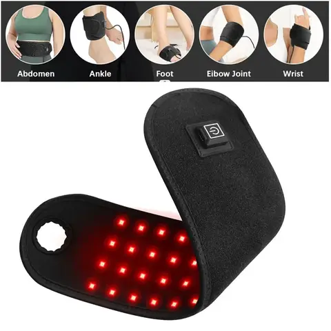 NEW Red Light Therapy Belt For Hand Led Infrared Light Therapy Device For Wrist Ankle & Finger Pain Relief With Pulse Function